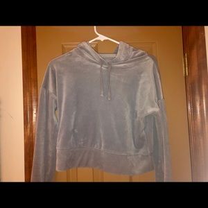 Velvet gray sweatshirt!